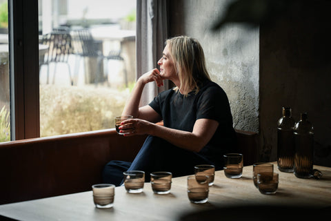 Table Noir Glass and Carafe designed by Rikke Malling