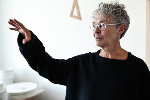 In her black-and-white world, Lena Willhammar crafts ceramics that balance purity and contrast