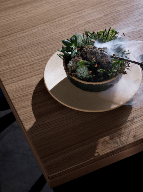 Misty Forrest for Michelin Restaurant Grön Crafted by Wood Artisan Jonas Als