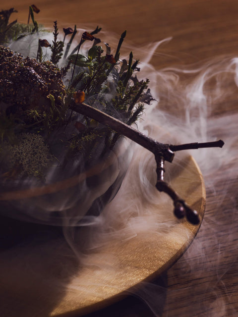 Misty Forrest for Michelin Restaurant Grön Crafted by Wood Artisan Jonas Als