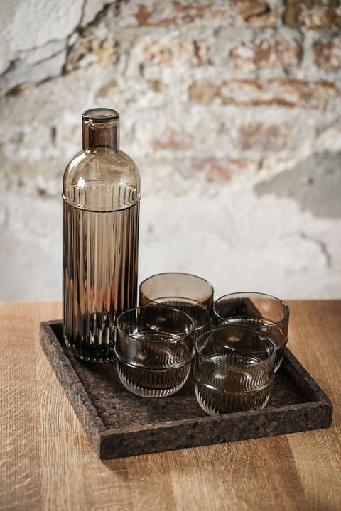 Table Noir Glass and Carafe designed by Rikke Malling