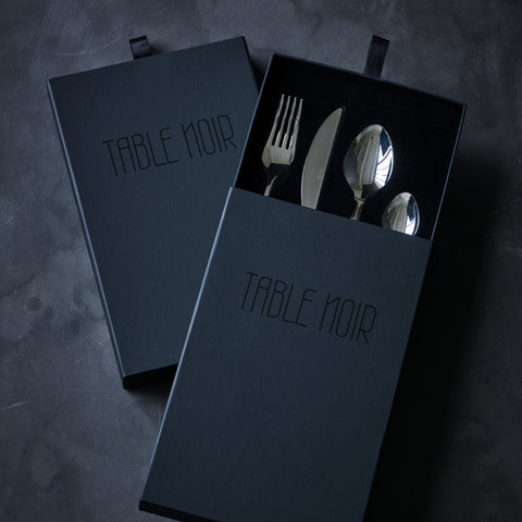 TABLE NOIR designed for Michelin-Restaurant 108 - Brilliant Mirror Polished