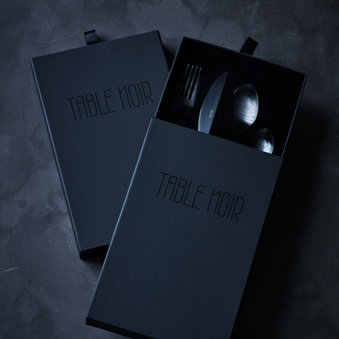 TABLE NOIR designed for Michelin-Restaurant 108 - NOIR